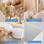 Multi-functional Plastic Vanity Storage Box
